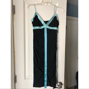 Nicole Miller Black Spaghetti Strap Dress